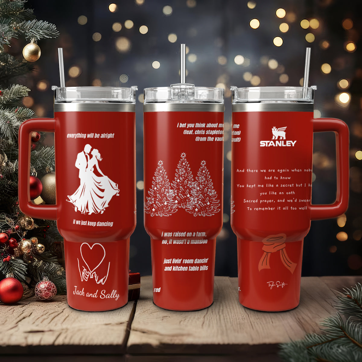 Taylor Swift Music Christmas Custom Stanley Cup 40 oz 30 oz Tumbler With HandleTVC2301419