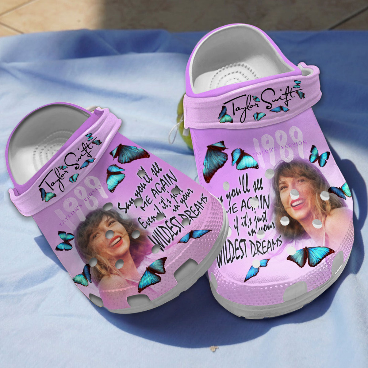 Taylor Swift Music Crocs Crocband Clogs Shoes Comfortable For Men Women and Kids