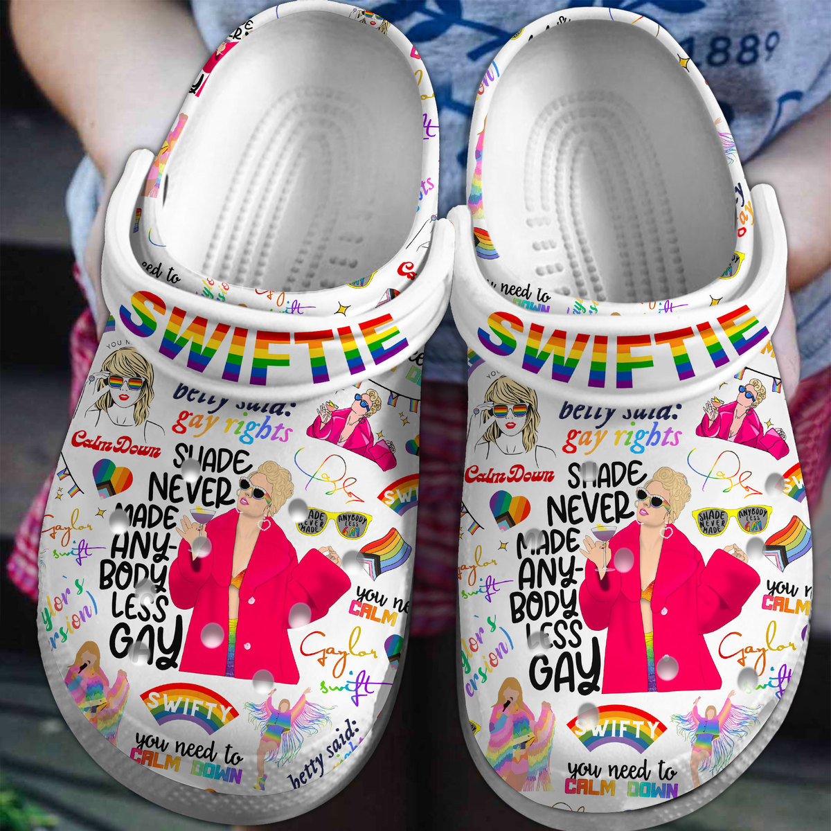 Taylor Swift Music Crocs Crocband Clogs Shoes Comfortable For Men Women and Kids