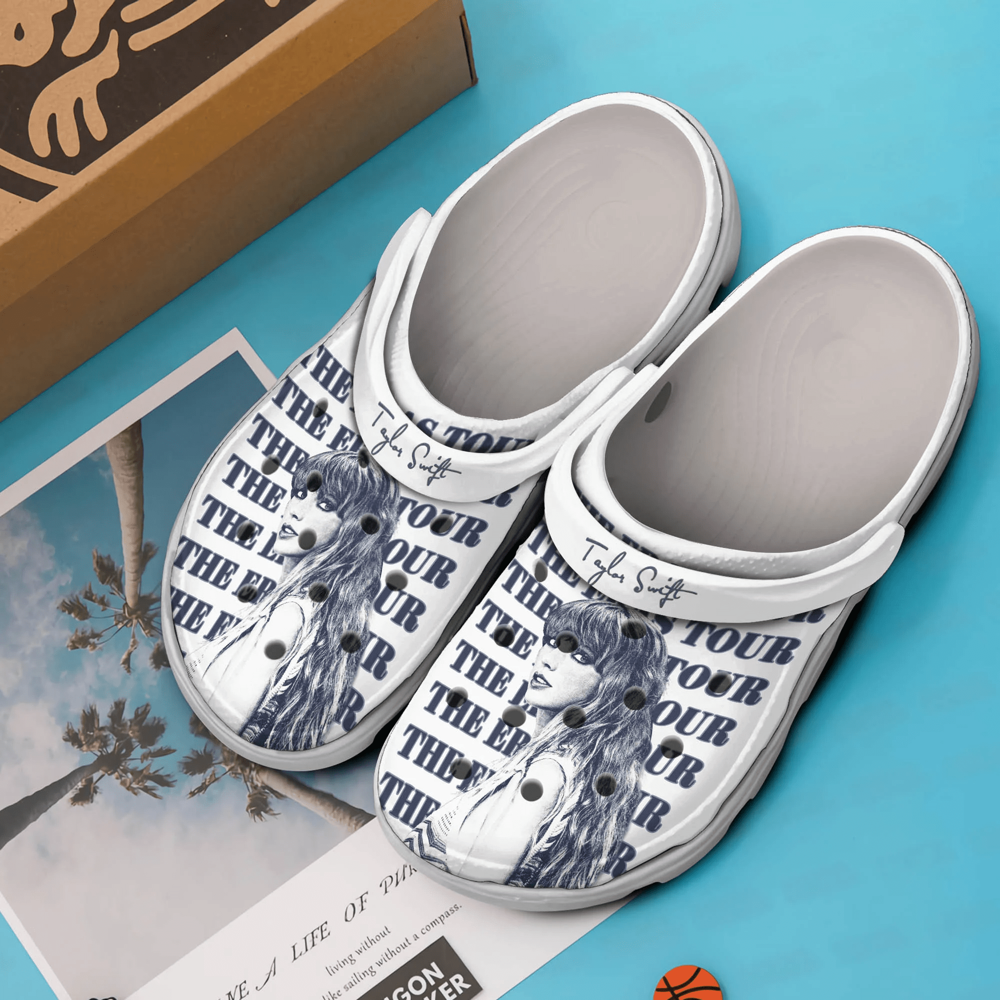 Taylor Swift Music Crocs Crocband Clogs Shoes Comfortable For Men Women and Kids - Image 2