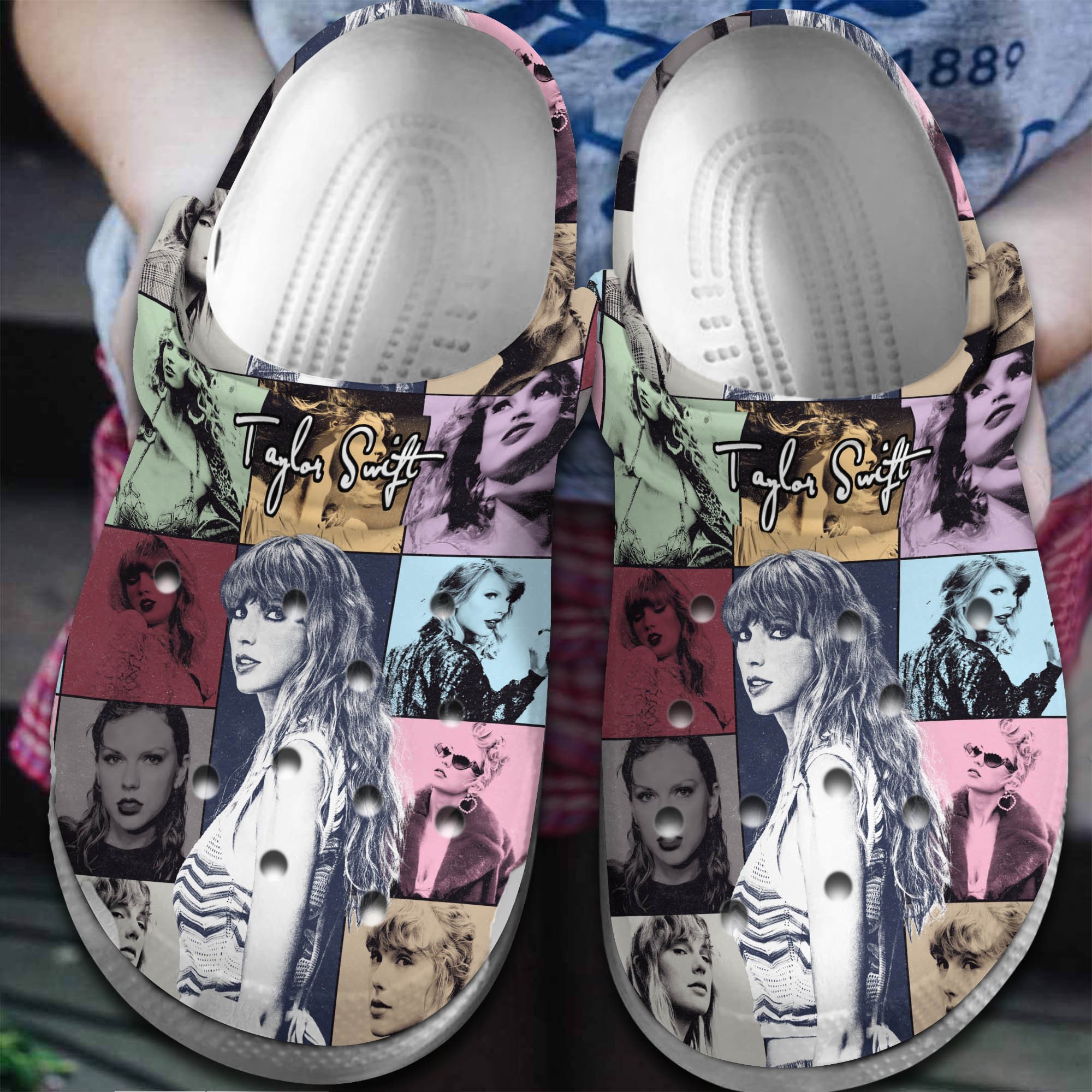 Taylor Swift Music Crocs Crocband Clogs Shoes Comfortable For Men Women and Kids
