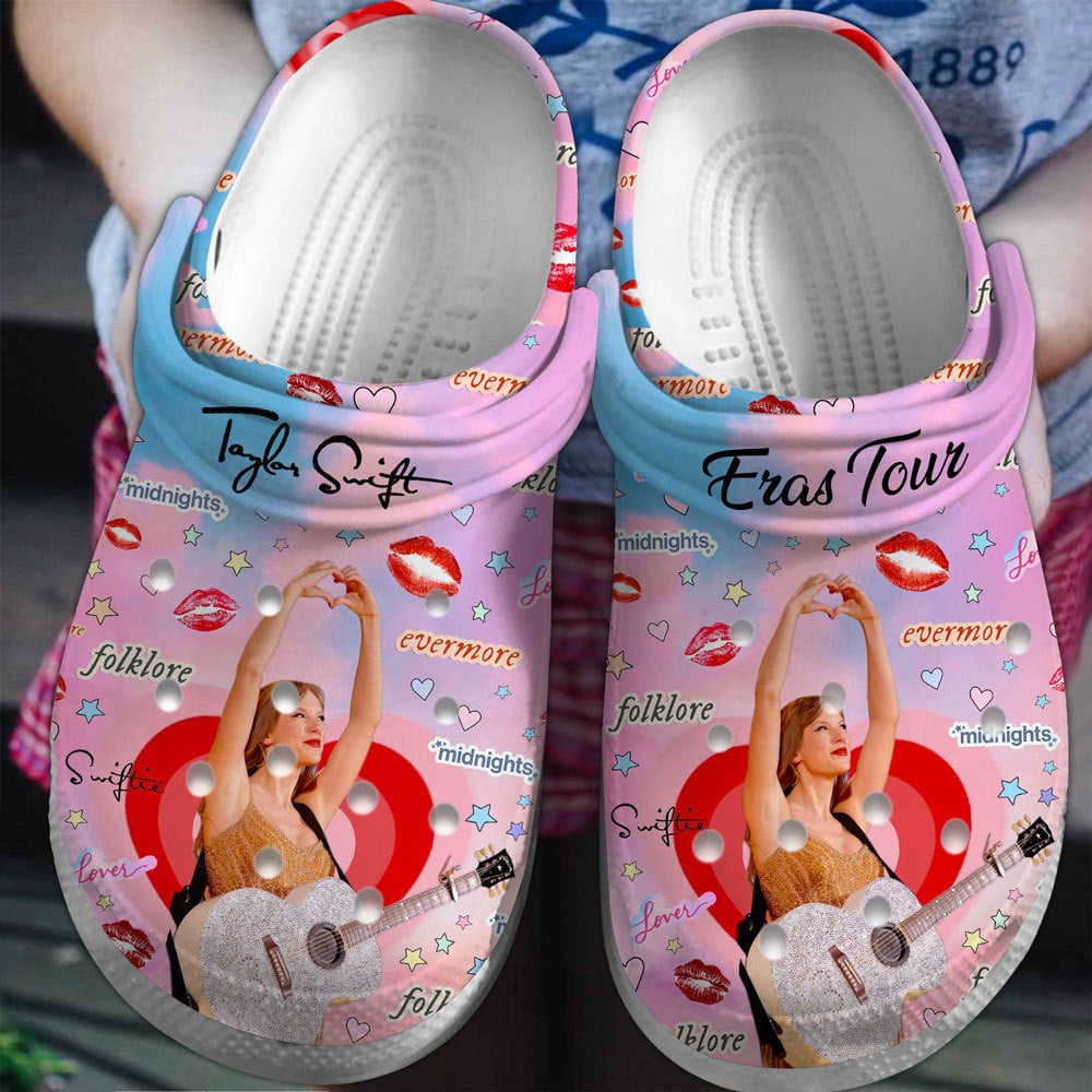 Taylor Swift Music Crocs Crocband Clogs Shoes Comfortable For Men Women and Kids
