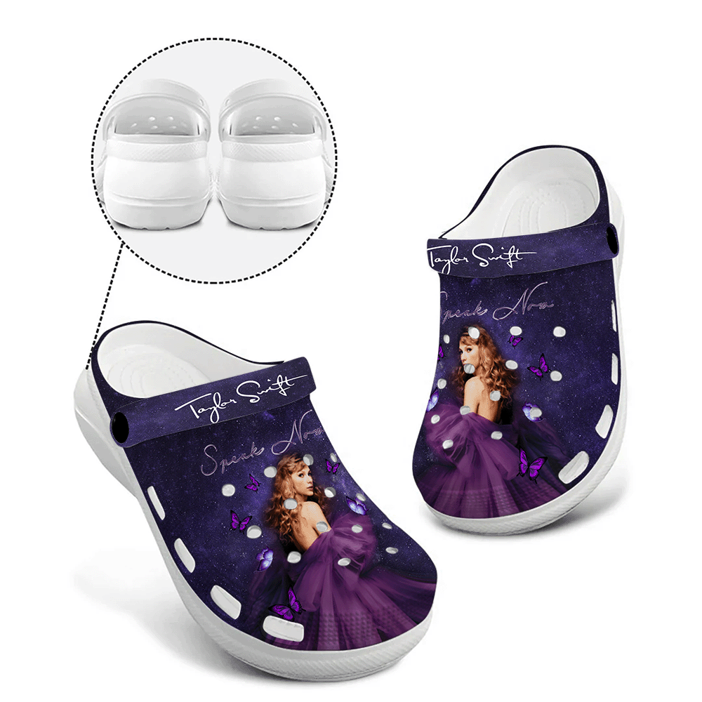 Taylor Swift Music Crocs Crocband Clogs Shoes Comfortable For Men Women and Kids