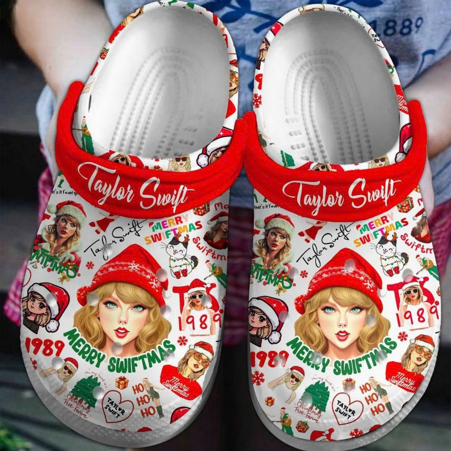 Taylor Swift Music Crocs Crocband Clogs Shoes Comfortable For Men Women and Kids