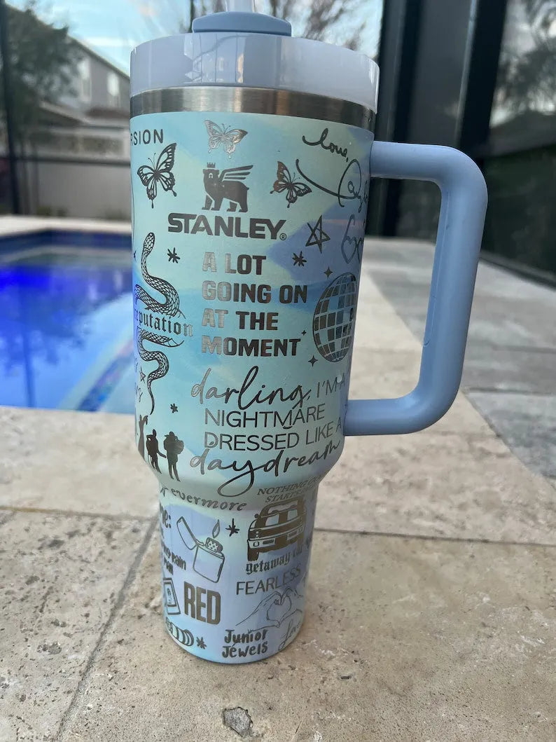 Taylor Swift Music Custom Stanley Cup 40 oz 30 oz Tumbler With HandleTVC2301259