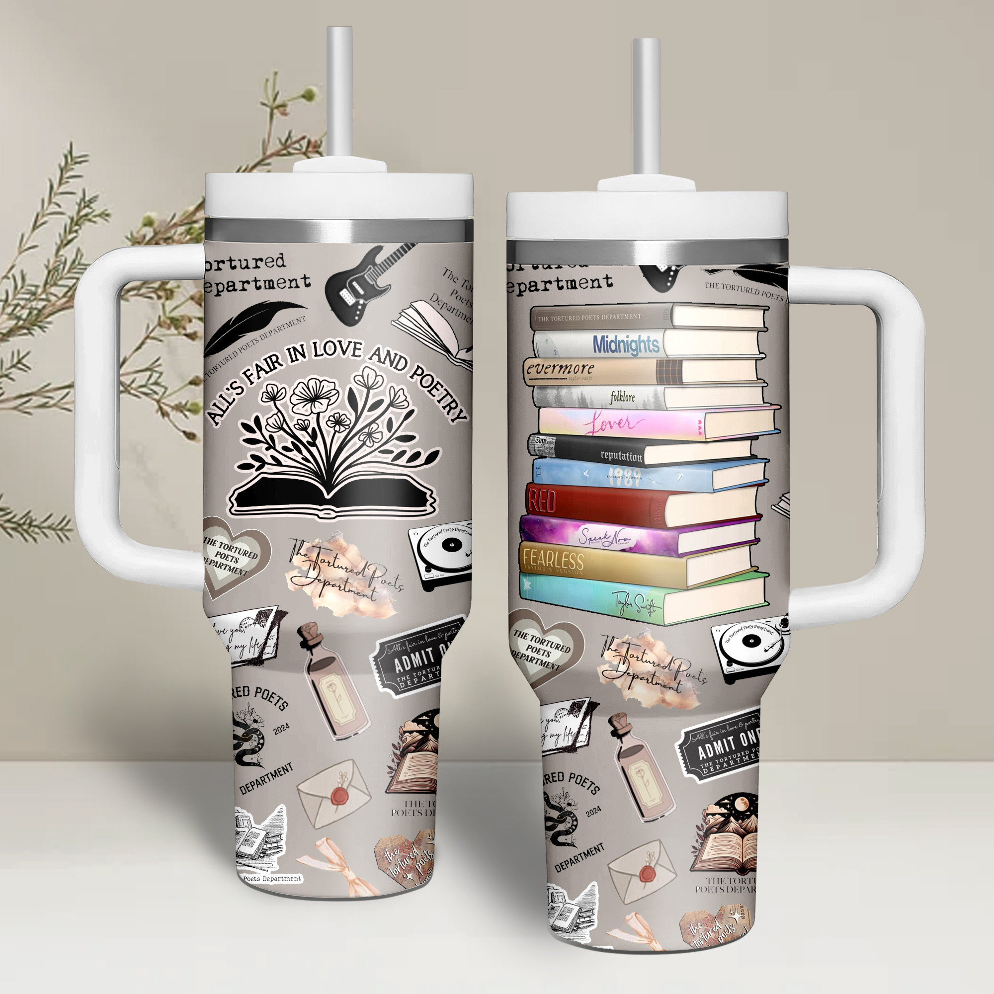 Taylor Swift Music Custom Stanley Cup 40 oz 30 oz Tumbler With HandleTVC2301263