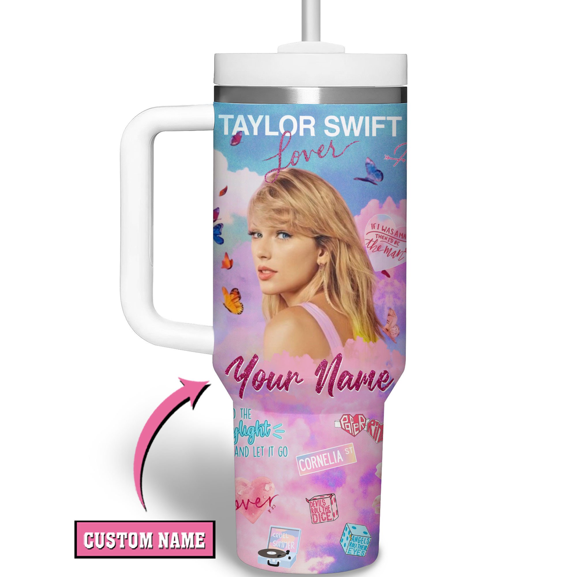 Taylor Swift Music Custom Stanley Cup 40 oz 30 oz Tumbler With HandleTVC2301278 - Image 3