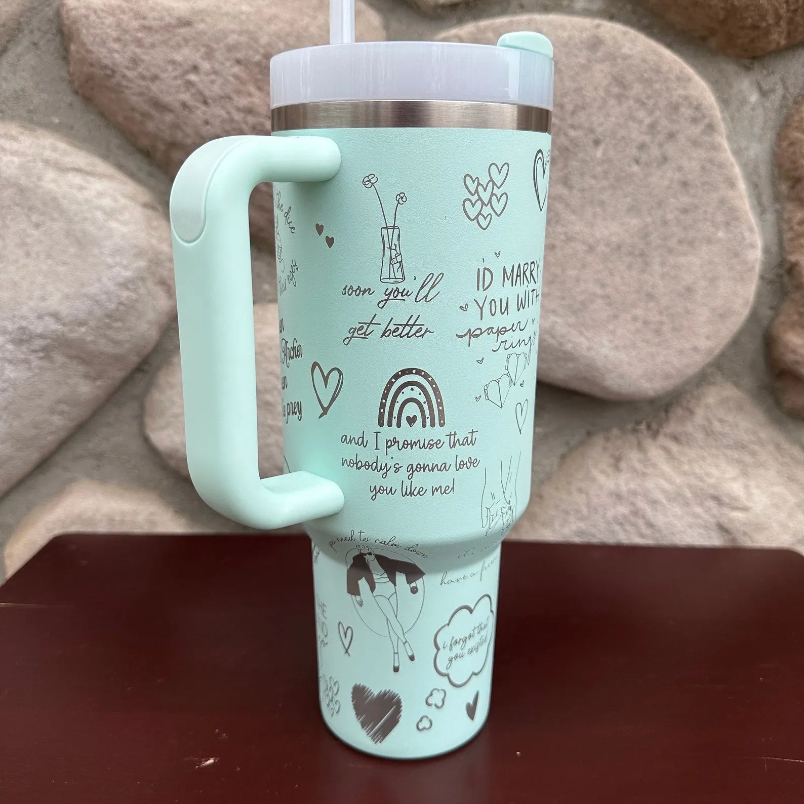 Taylor Swift Music Custom Stanley Cup 40 oz 30 oz Tumbler With HandleTVC2301279