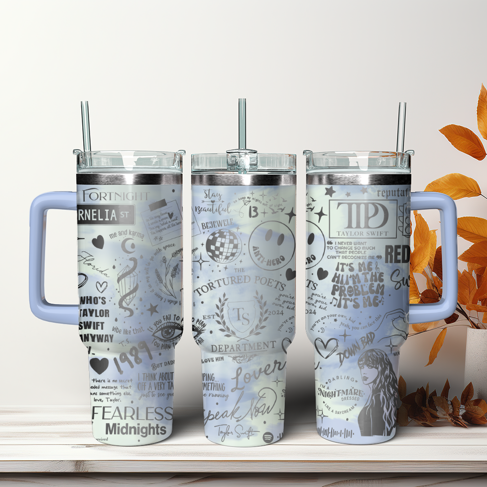 Taylor Swift Music Custom Stanley Cup 40 oz 30 oz Tumbler With HandleTVC2301279
