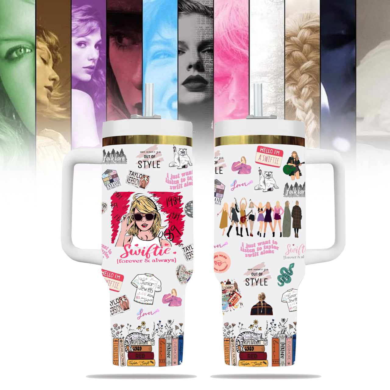 Taylor Swift Music Custom Stanley Cup 40 oz 30 oz Tumbler With HandleTVC2301291