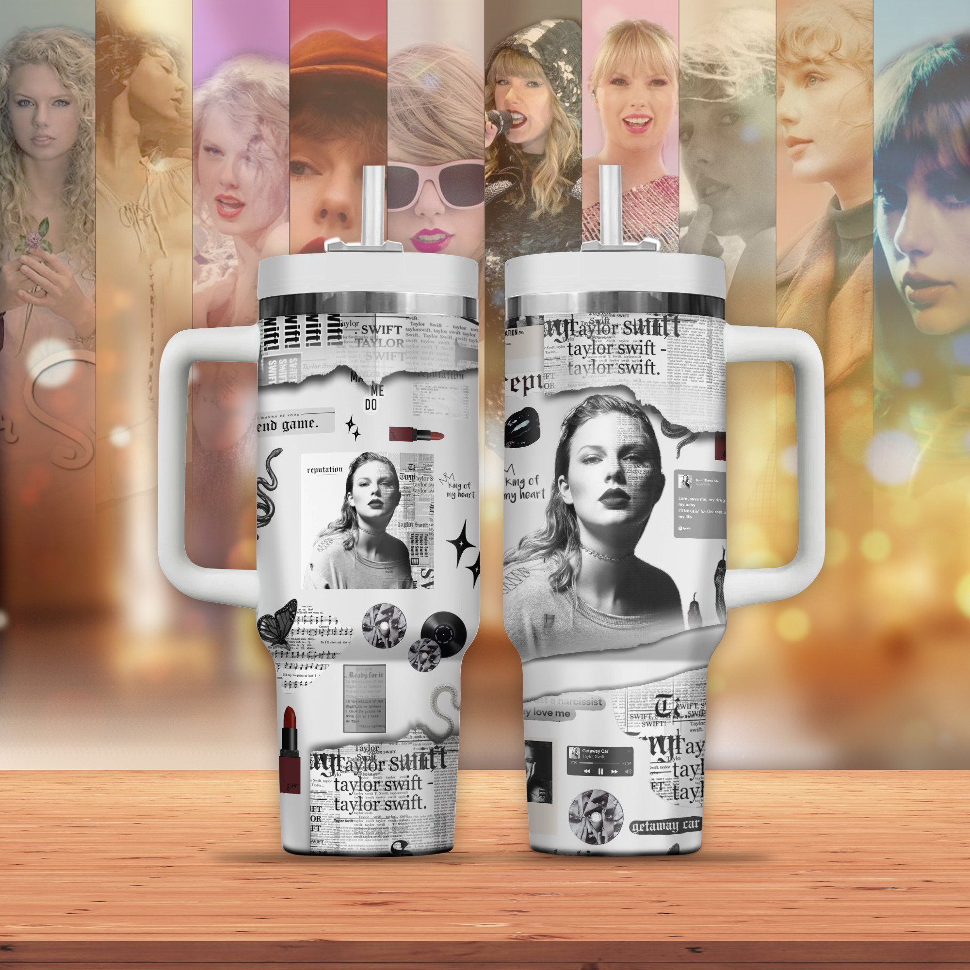 Taylor Swift Music Custom Stanley Cup 40 oz 30 oz Tumbler With HandleTVC2301301