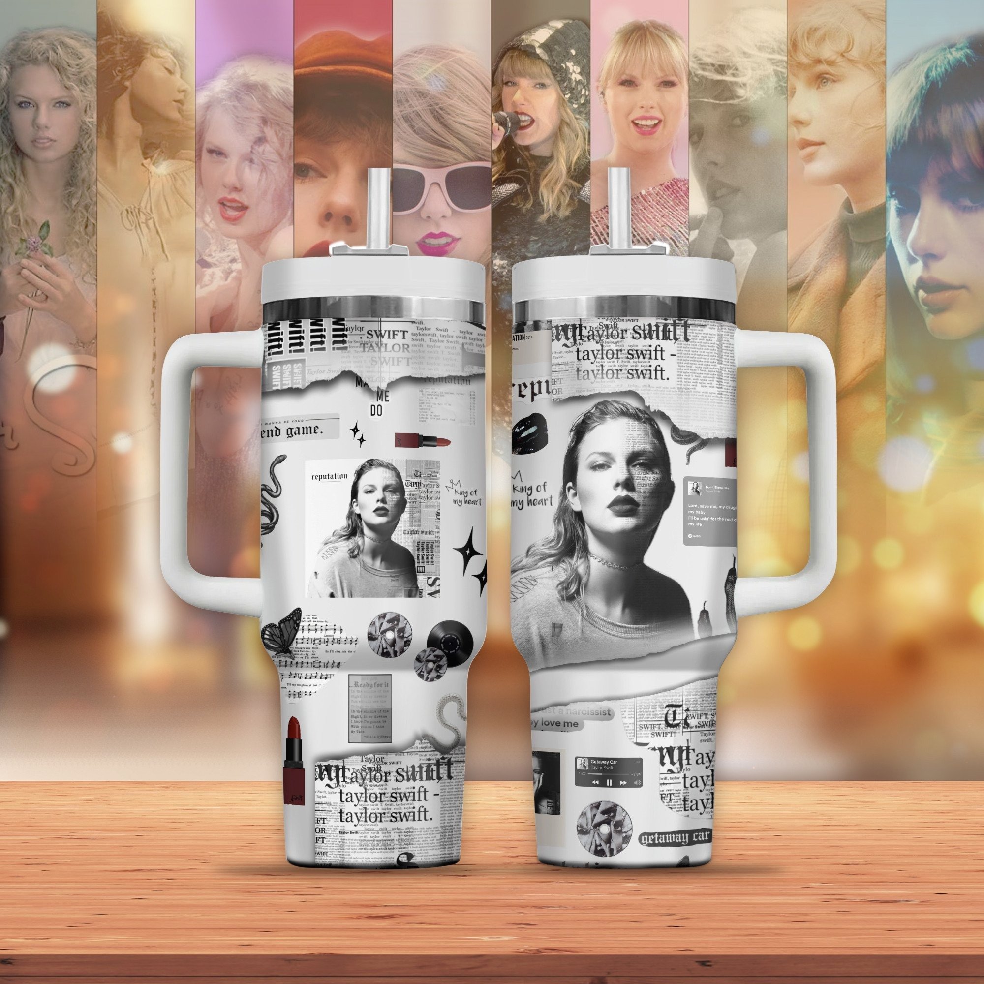 Taylor Swift Music Custom Stanley Cup 40 oz 30 oz Tumbler With HandleTVC2301308