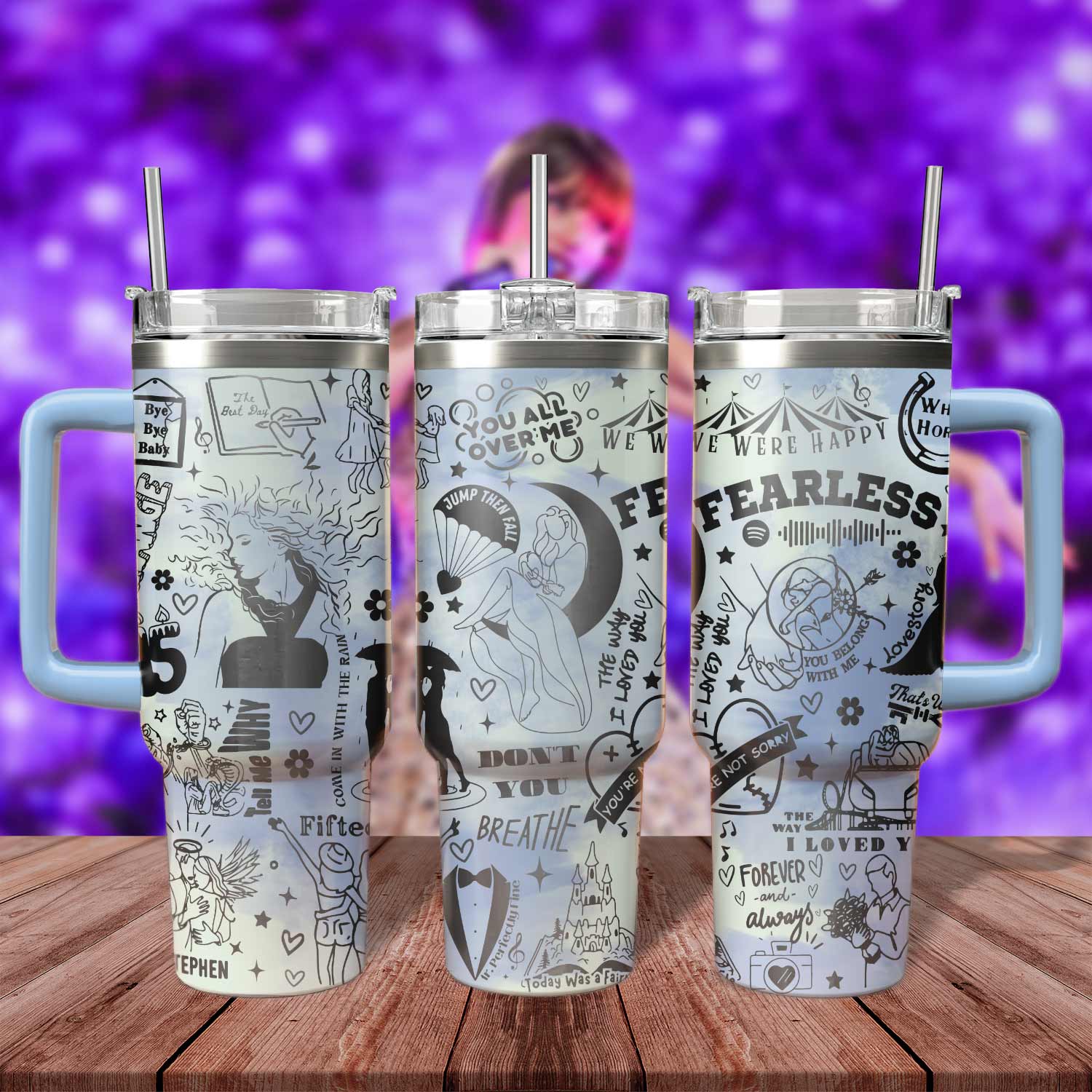 Taylor Swift Music Custom Stanley Cup 40 oz 30 oz Tumbler With HandleTVC2301569