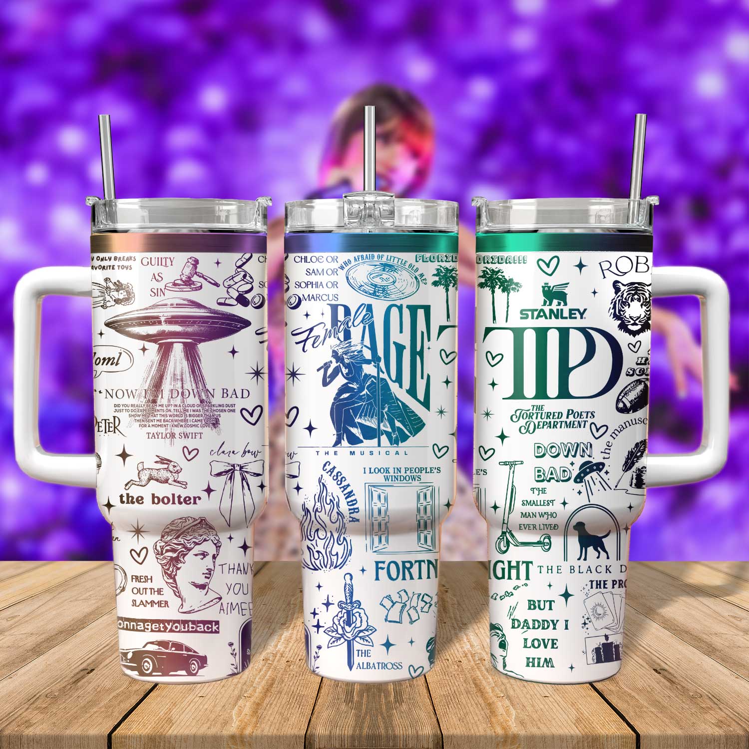 Taylor Swift Music Custom Stanley Cup 40 oz 30 oz Tumbler With HandleTVC2301570