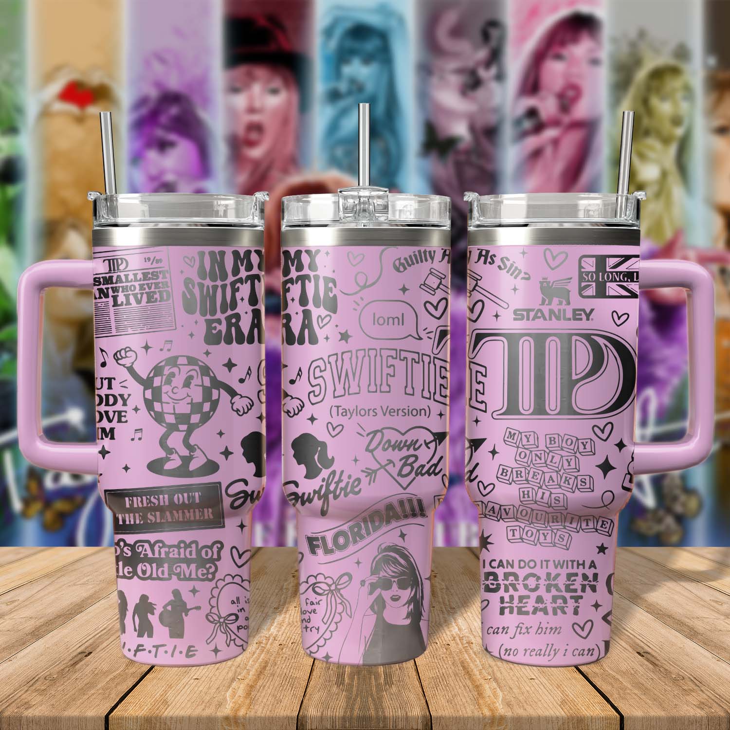 Taylor Swift Music Custom Stanley Cup 40 oz 30 oz Tumbler With HandleTVC2301571