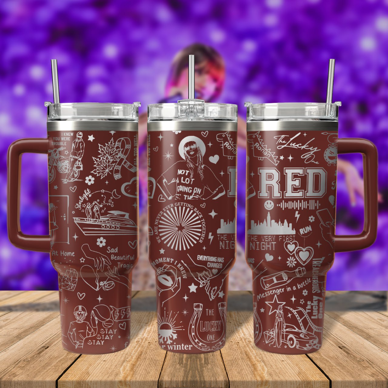 Taylor Swift Music Custom Stanley Cup 40 oz 30 oz Tumbler With HandleTVC2301571