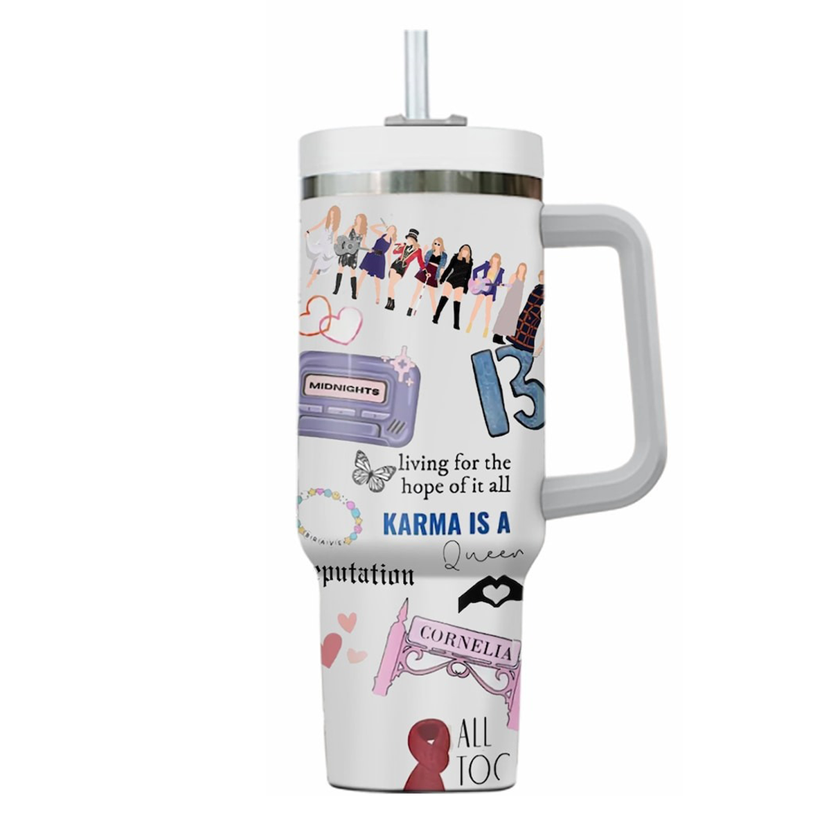 Taylor Swift Music Custom Stanley Cup 40 oz 30 oz Tumbler With HandleTVC2301780