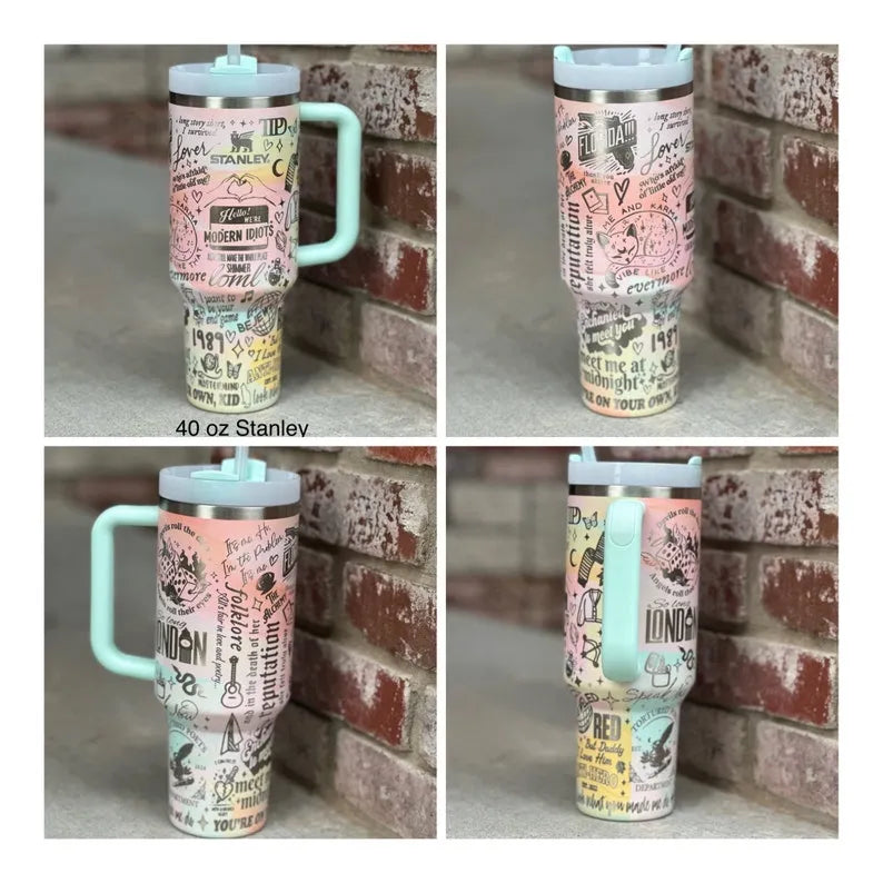Taylor Swift Music Custom Stanley Cup 40 oz 30 oz Tumbler With HandleTVC2301795
