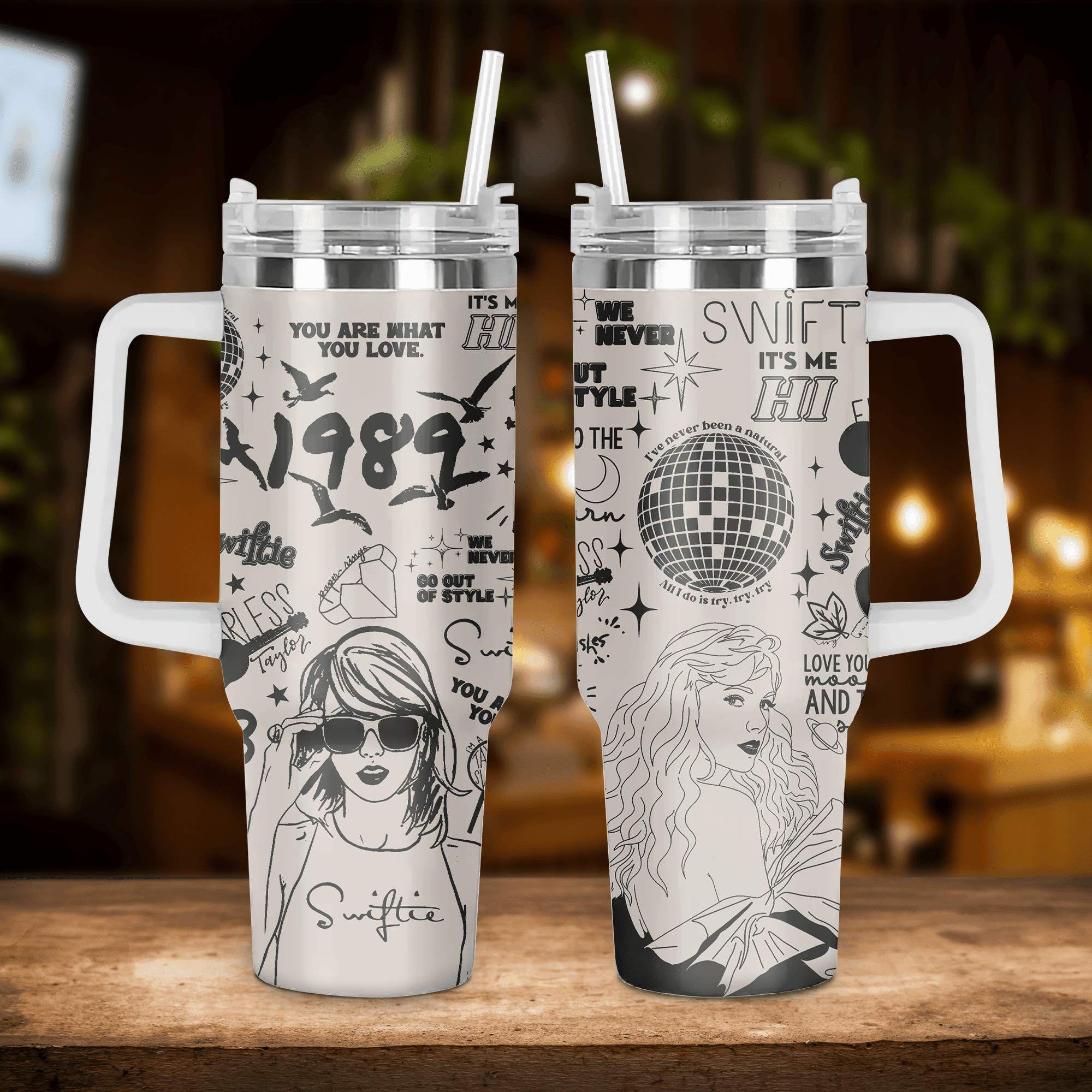 Taylor Swift Music Custom Stanley Cup 40 oz 30 oz Tumbler With HandleTVC2301797