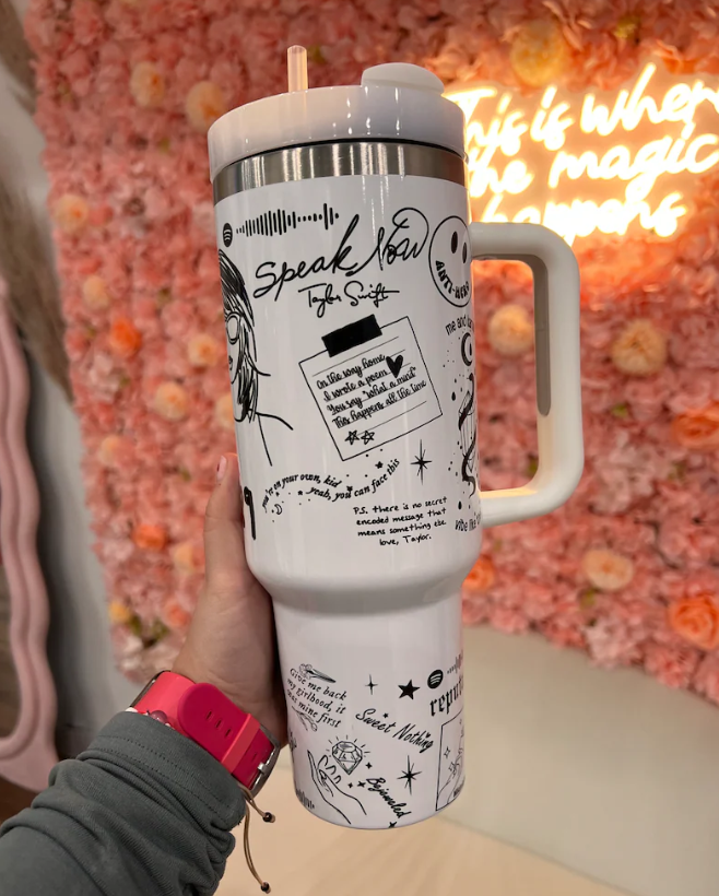Taylor Swift Music Custom Stanley Cup 40 oz 30 oz Tumbler With HandleTVC2301805 - Image 2