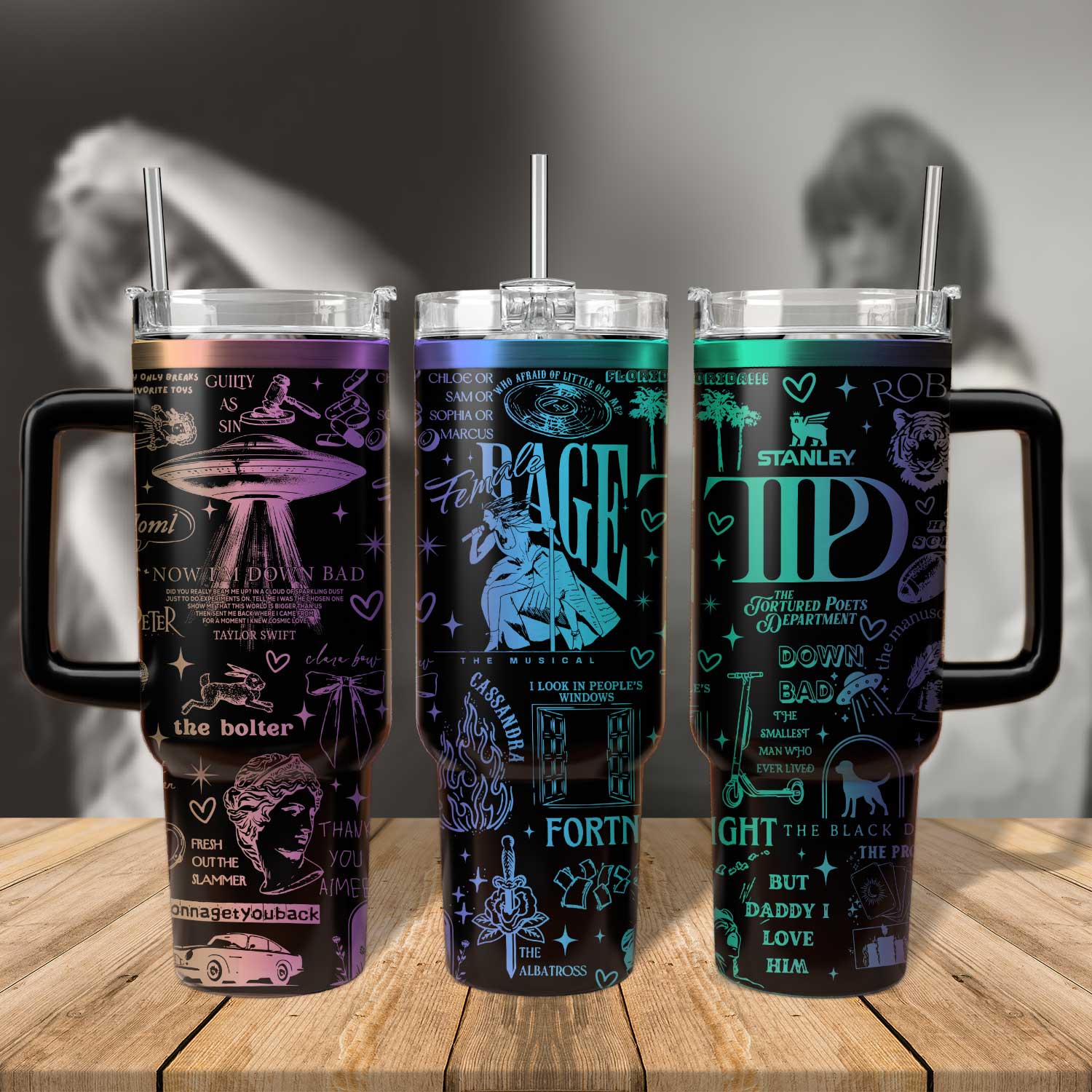 Taylor Swift Music Custom Stanley Cup 40 oz 30 oz Tumbler With HandleTVC2301805