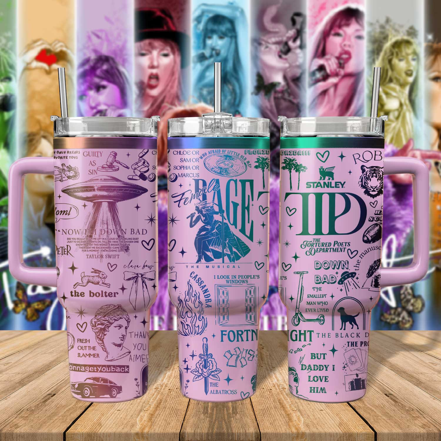 Taylor Swift Music Custom Stanley Cup 40 oz 30 oz Tumbler With HandleTVC2301805