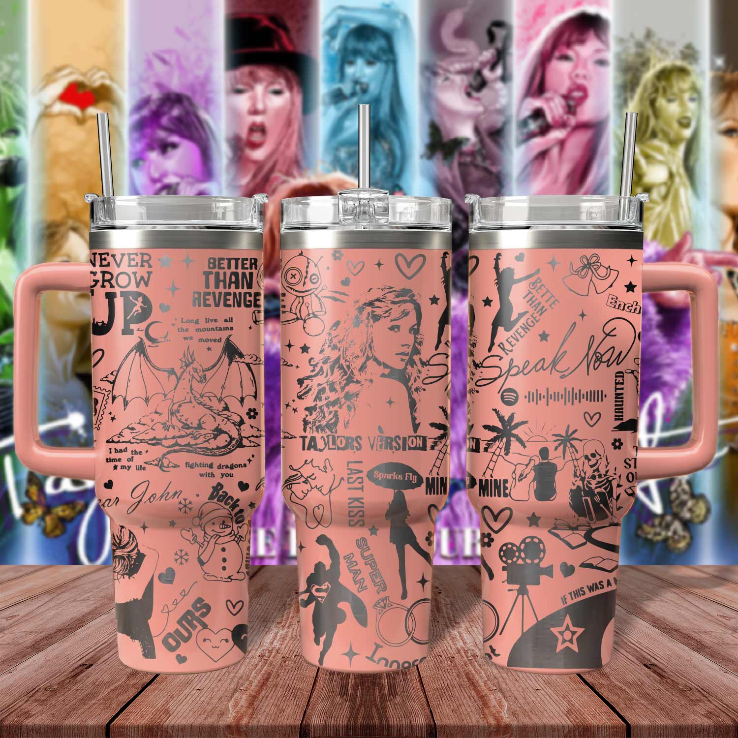 Taylor Swift Music Custom Stanley Cup 40 oz 30 oz Tumbler With HandleTVC2301806