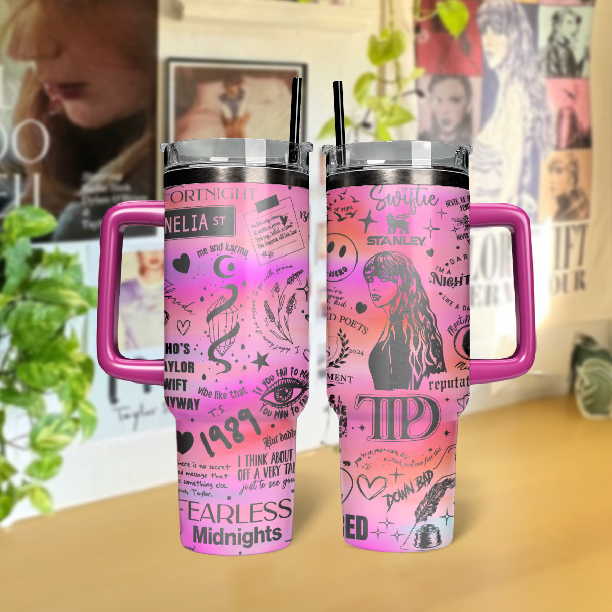 Taylor Swift Music Custom Stanley Cup 40 oz 30 oz Tumbler With HandleTVC2301806