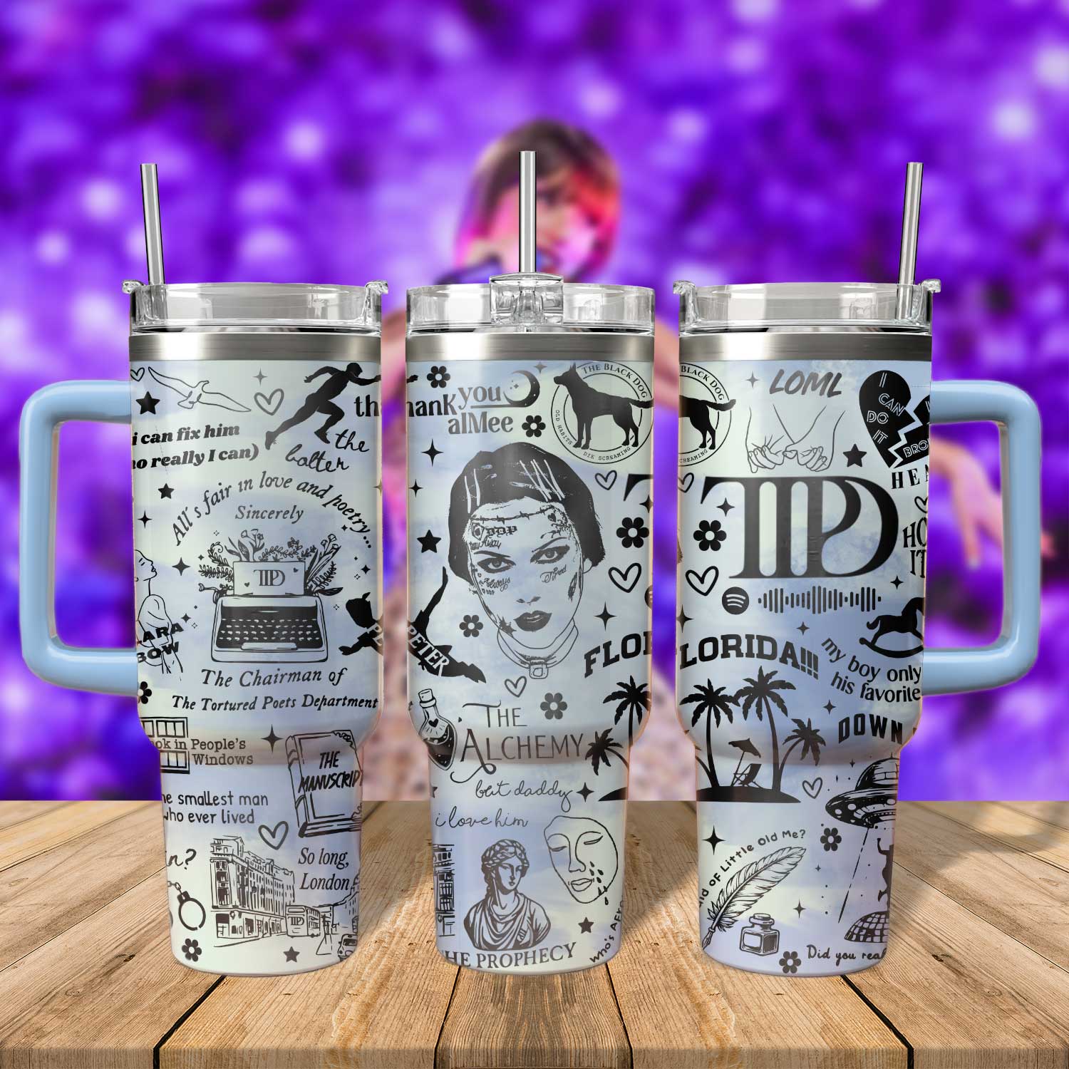 Taylor Swift Music Custom Stanley Cup 40 oz 30 oz Tumbler With HandleTVC2301807