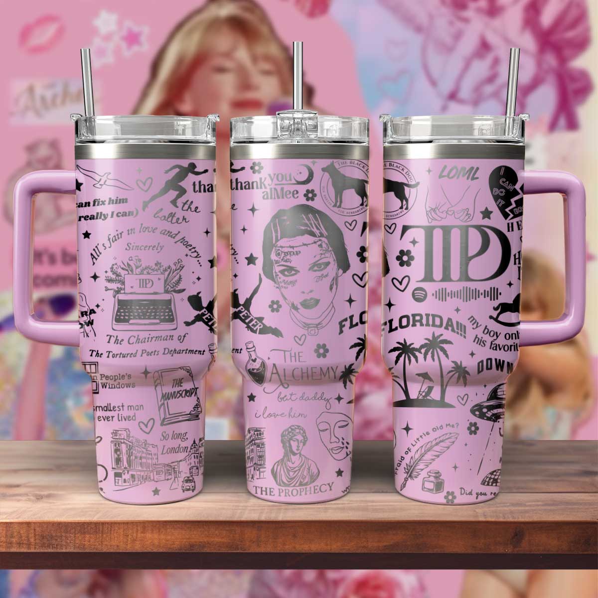 Taylor Swift Music Custom Stanley Cup 40 oz 30 oz Tumbler With HandleTVC2301807