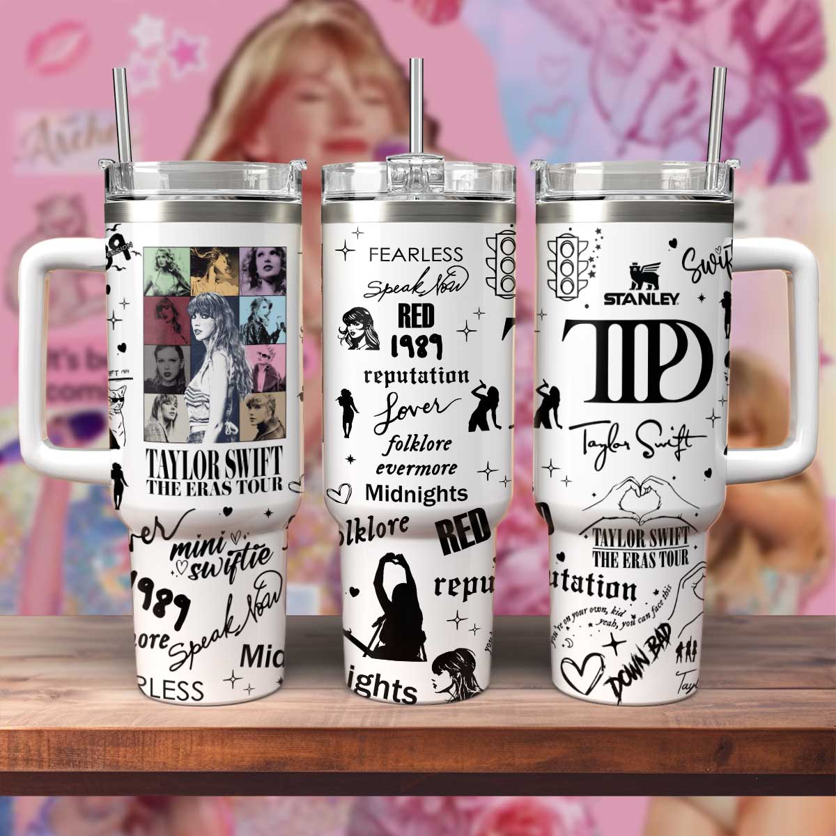 Taylor Swift Music Custom Stanley Cup 40 oz 30 oz Tumbler With HandleTVC2301808 - Image 5