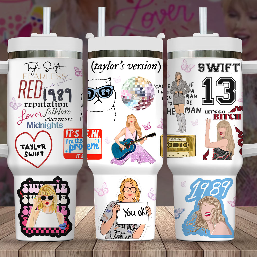 Taylor Swift Music Custom Stanley Cup 40 oz 30 oz Tumbler With HandleTVC2301847