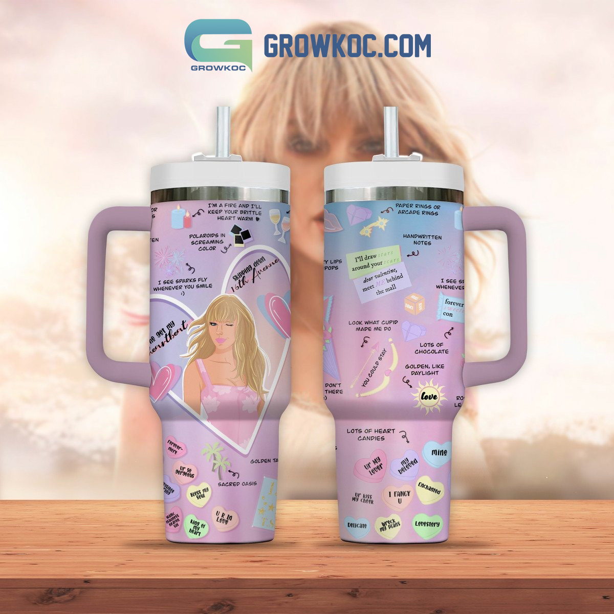 Taylor Swift Music Custom Stanley Cup 40 oz 30 oz Tumbler With HandleTVC2301848