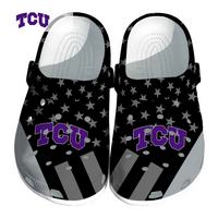 TCU Horned Frogs NCAA Sport Crocs Crocband Clogs Shoes Comfortable For Men Women and Kids
