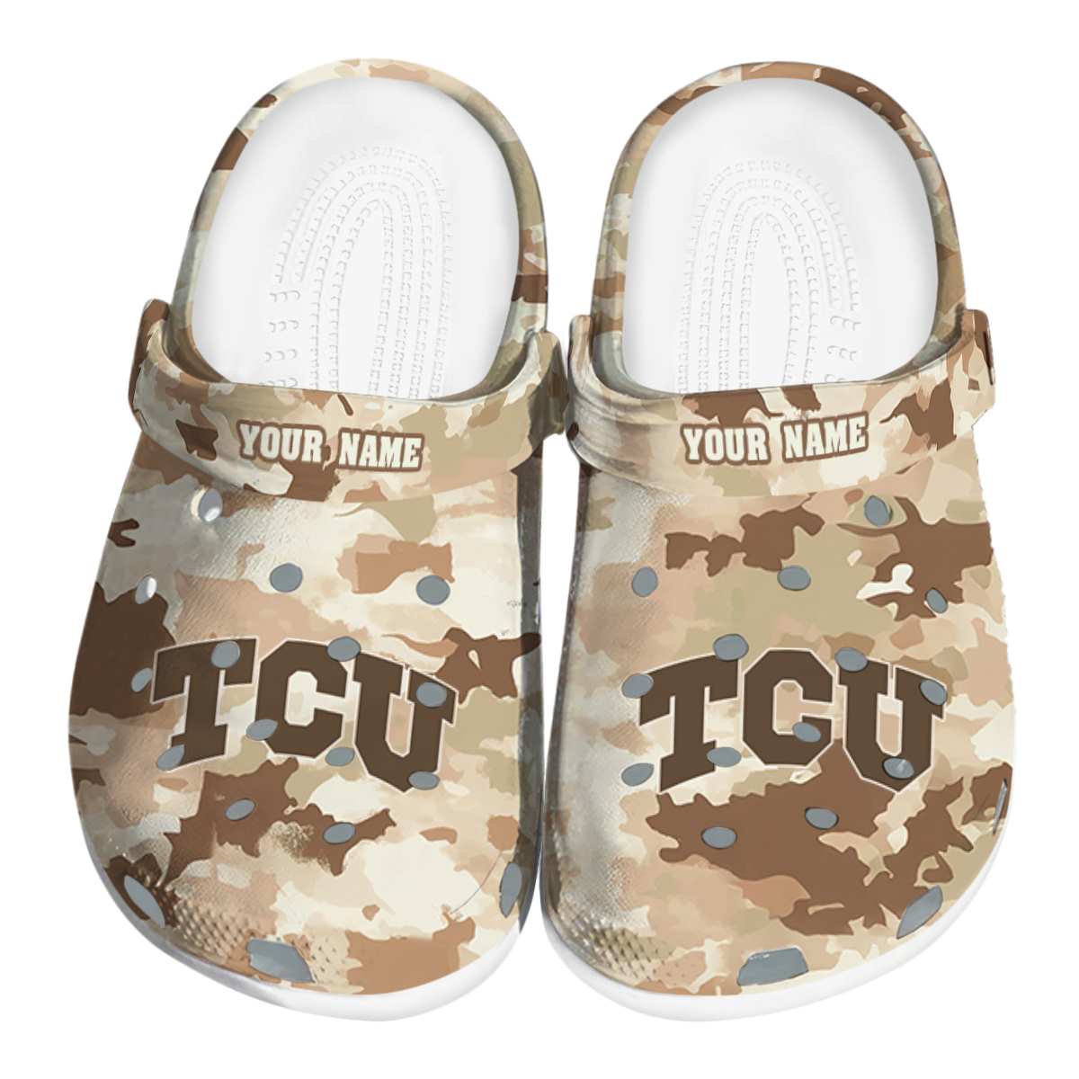 TCU Horned Frogs NCAA Sport Crocs Crocband Clogs Shoes Comfortable For Men Women and Kids