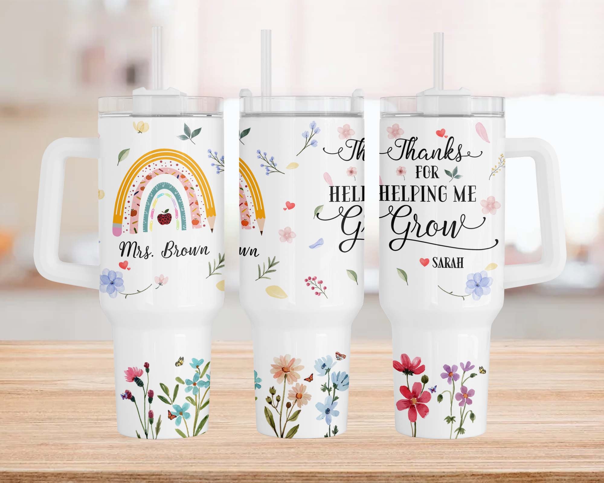 Teacher Appreciation Custom Stanley Cup 40 oz 30 oz Tumbler With HandleTVC2301959 - Image 2