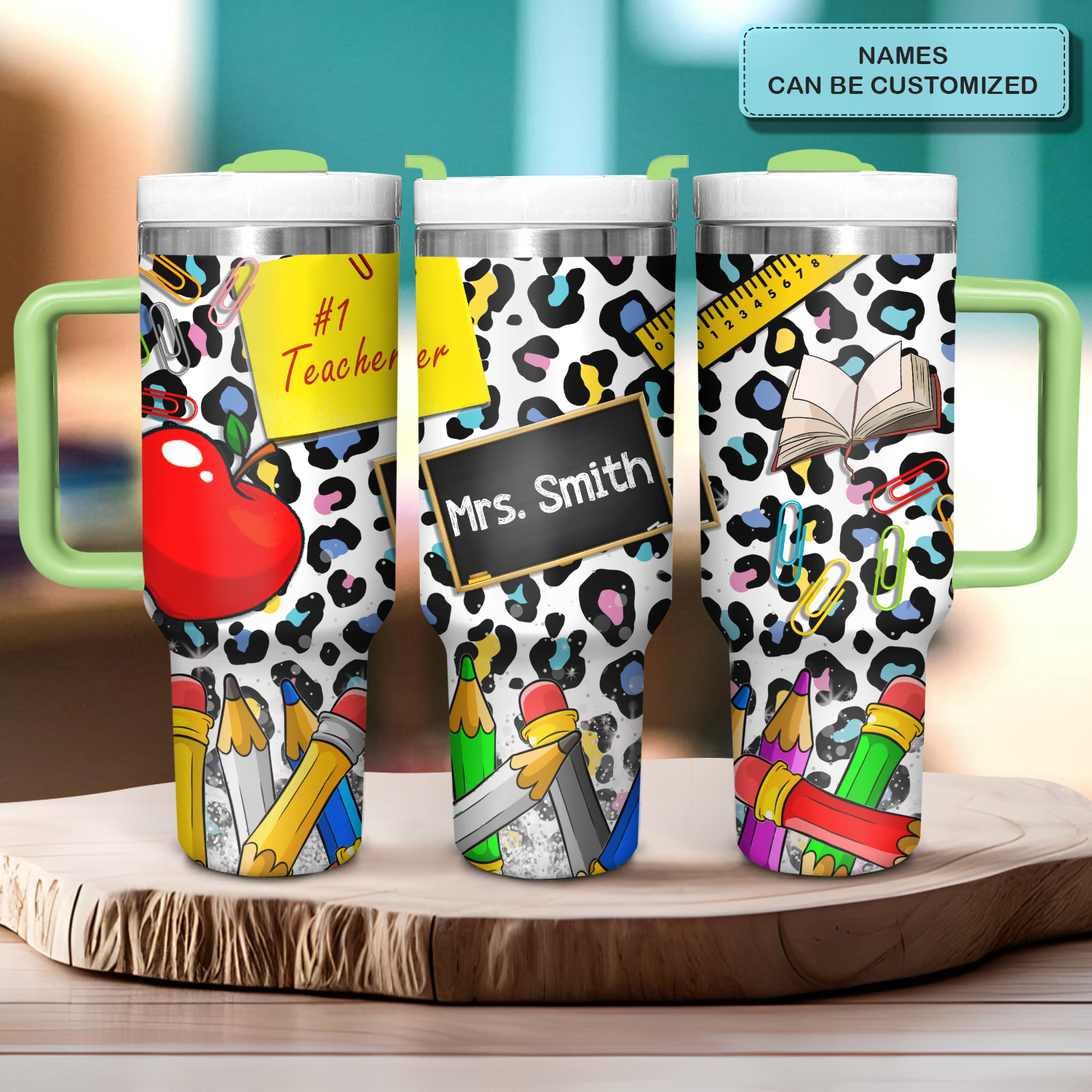 Teacher Back to School Custom Stanley Cup 40 oz 30 oz Tumbler With HandleTVC2301724