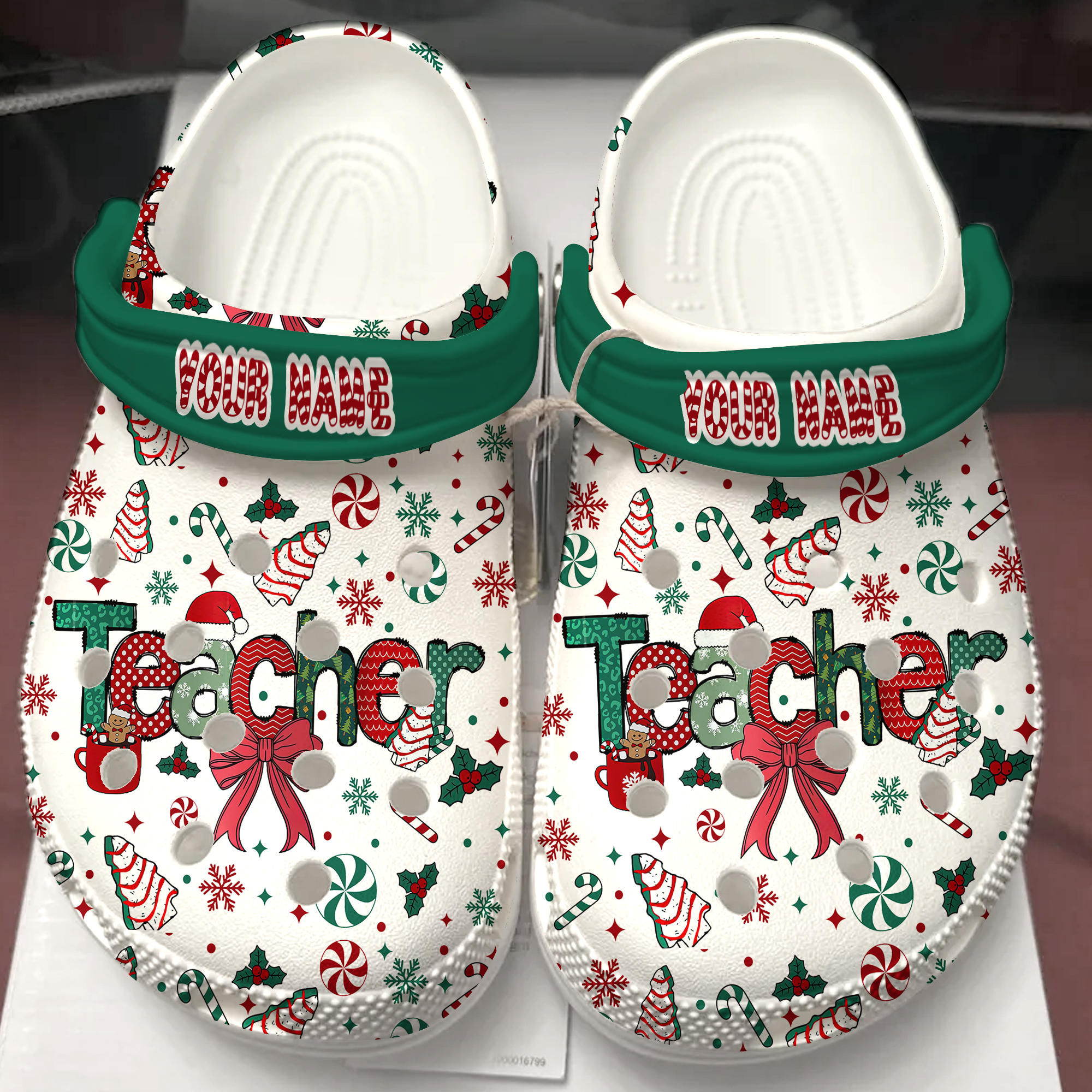 Teacher Christmas Crocs Crocband Clogs Shoes Comfortable For Men Women and Kids