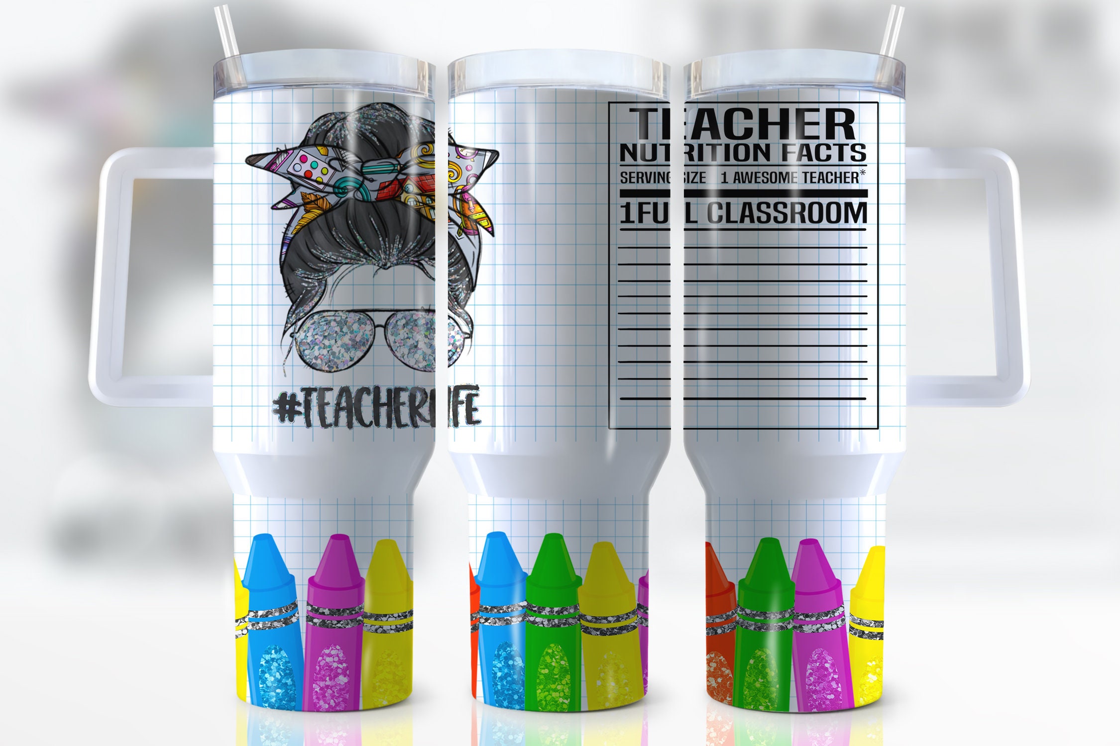 Teacher Life Custom Stanley Cup 40 oz 30 oz Tumbler With HandleTVC2301941