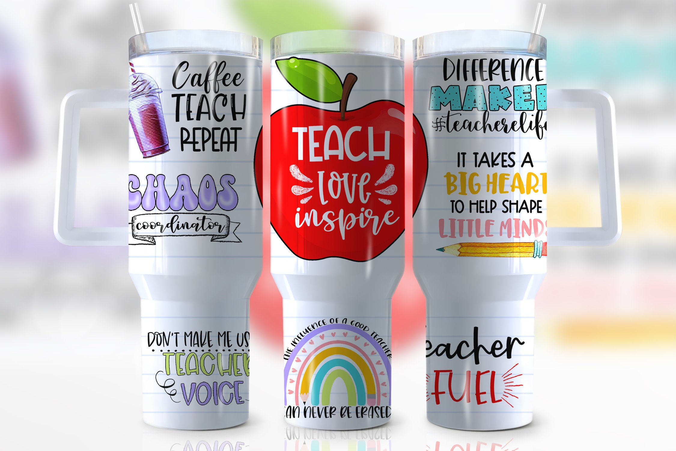 Teacher Life Custom Stanley Cup 40 oz 30 oz Tumbler With HandleTVC2301942