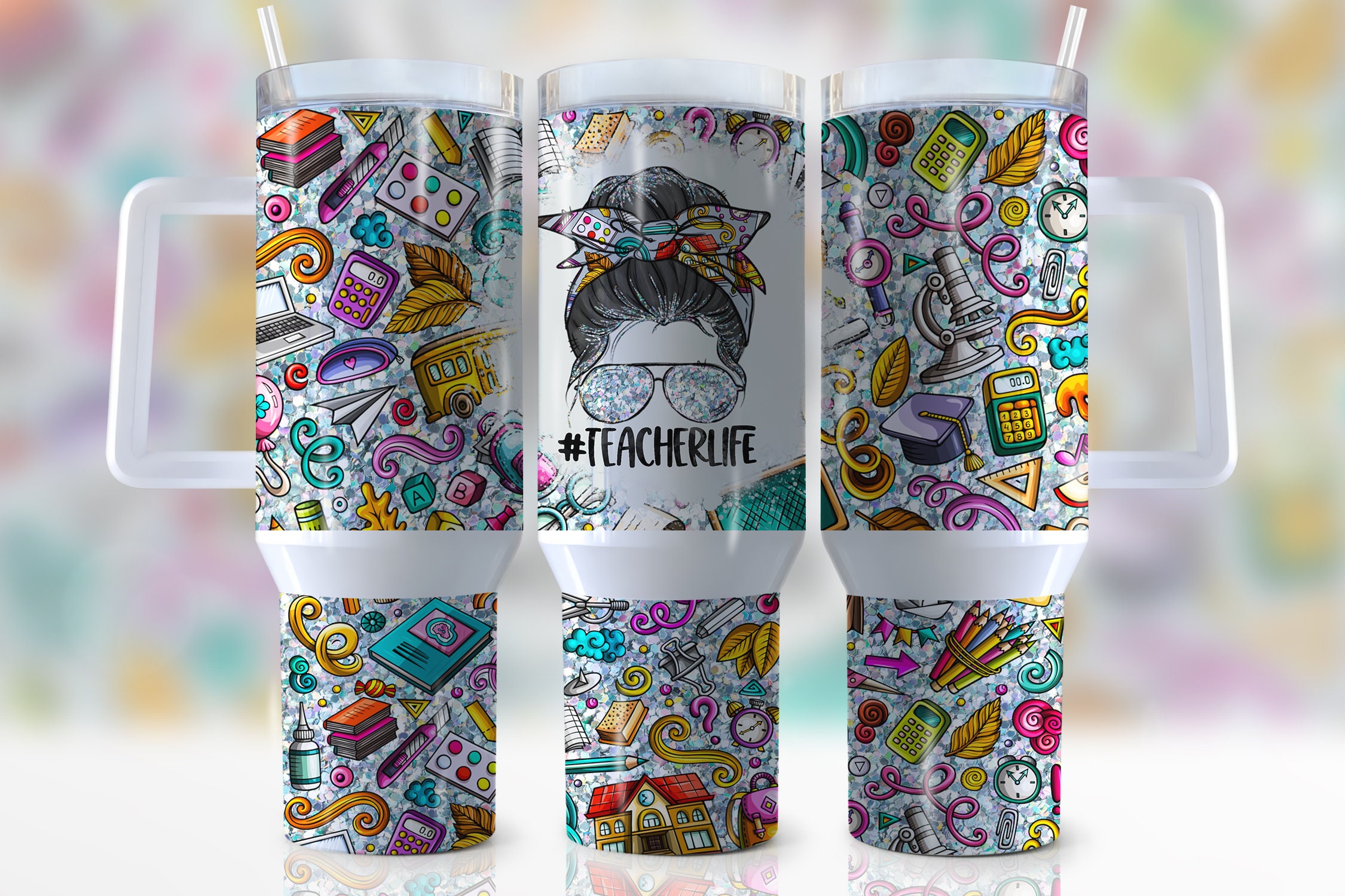 Teacher Life Custom Stanley Cup 40 oz 30 oz Tumbler With HandleTVC2301944