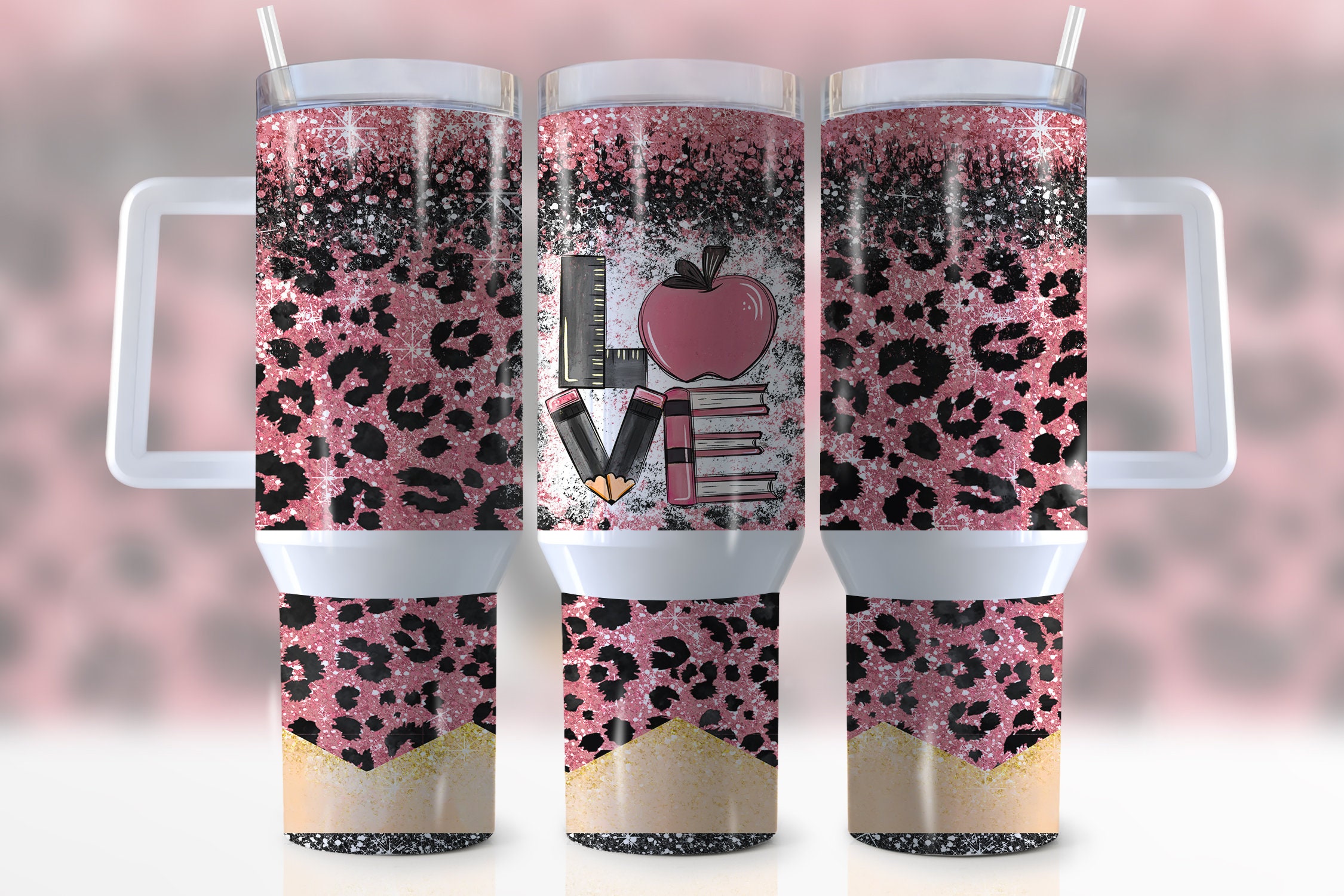 Teacher Love Custom Stanley Cup 40 oz 30 oz Tumbler With HandleTVC2301952