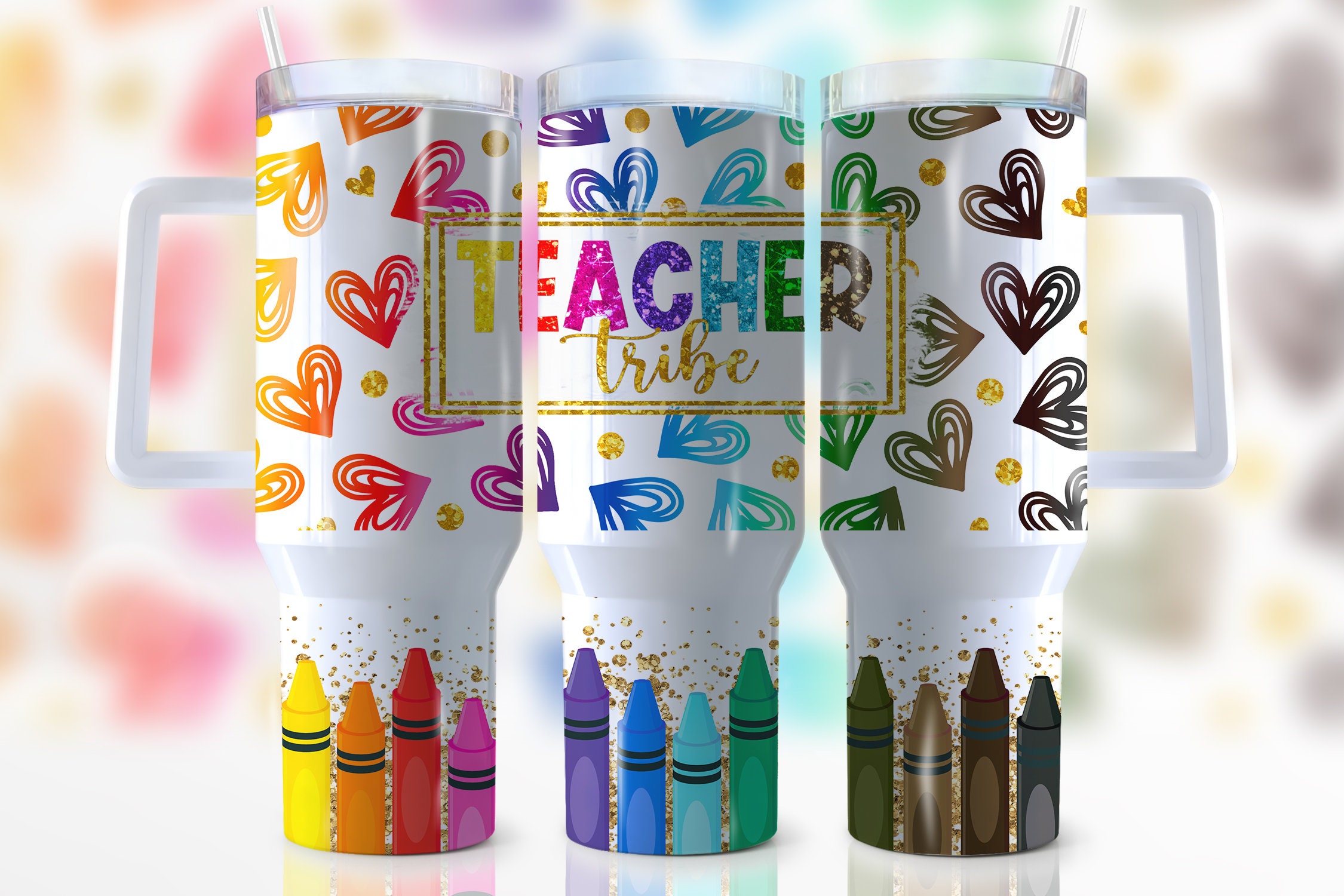 Teacher Tribe Custom Stanley Cup 40 oz 30 oz Tumbler With HandleTVC2301952