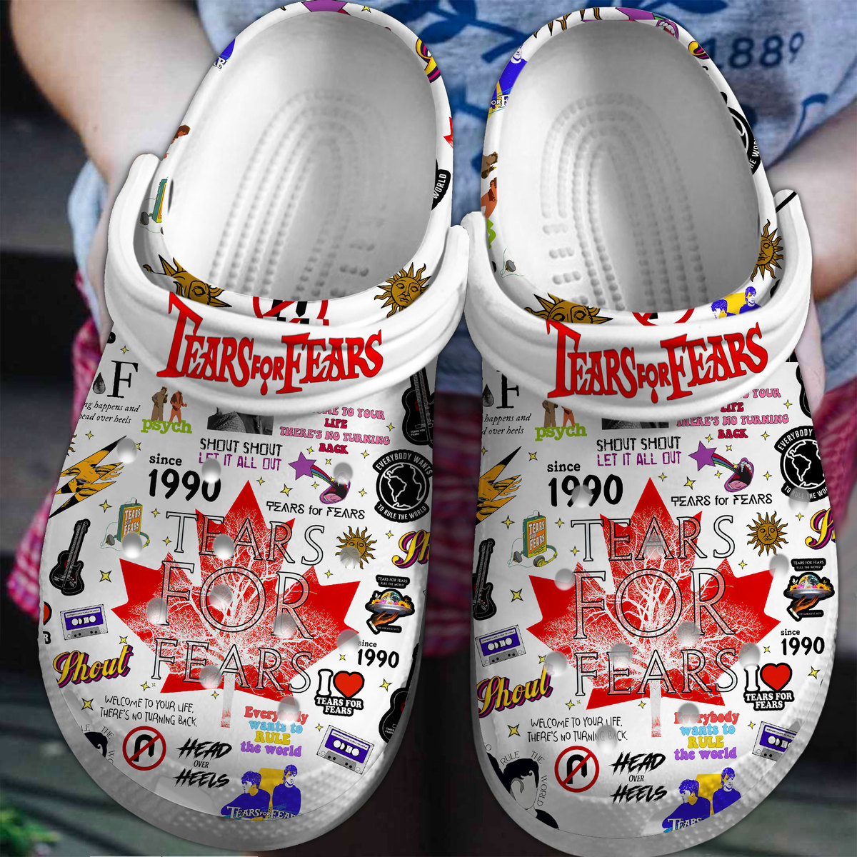 Tears for Fears Band Music Crocs Crocband Clogs Shoes Comfortable For Men Women and Kids