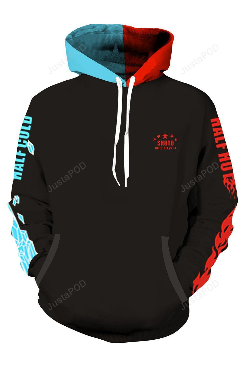 Teen 3D All Over Print Hoodie, Zip Hoodie