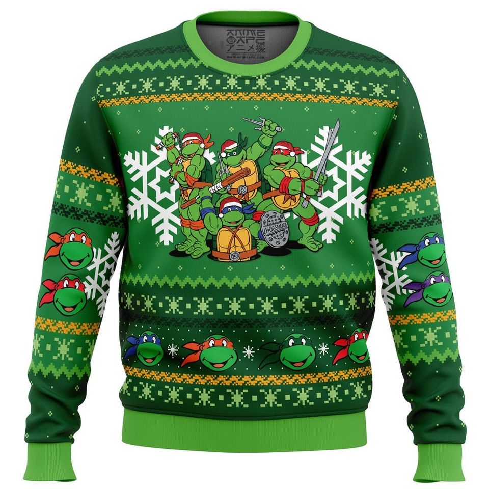 Teenage Mutant Ninja Turtle Christmas Ugly Sweater