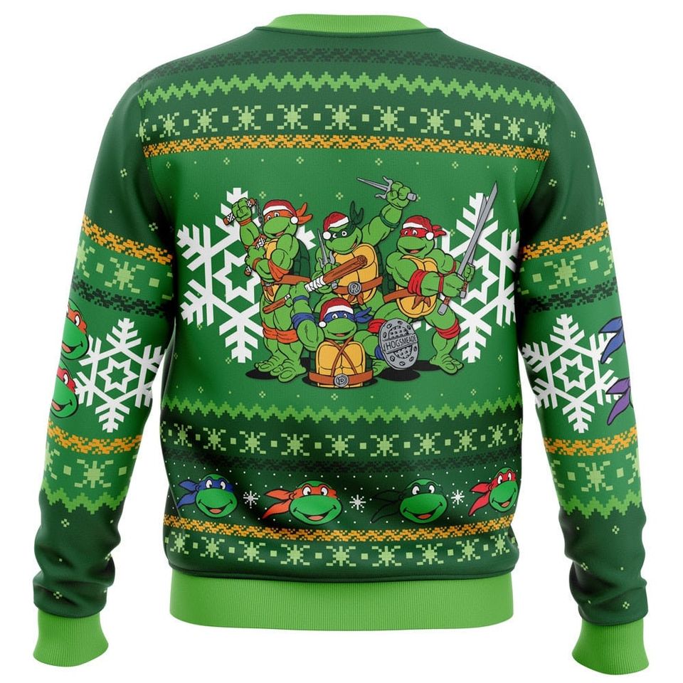 Teenage Mutant Ninja Turtle Christmas Ugly Sweater - Image 2