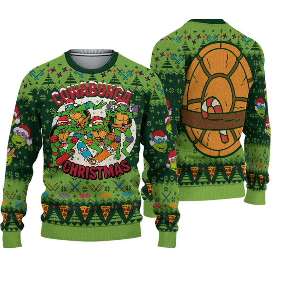 Teenage Mutant Ninja Turtles Christmas Jumper Christmas Ugly Sweater