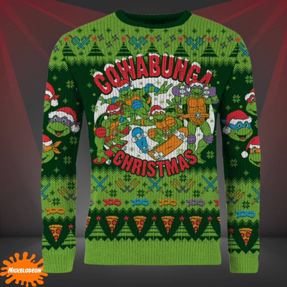 Teenage Mutant Ninja Turtles Christmas Ugly Sweatshirts