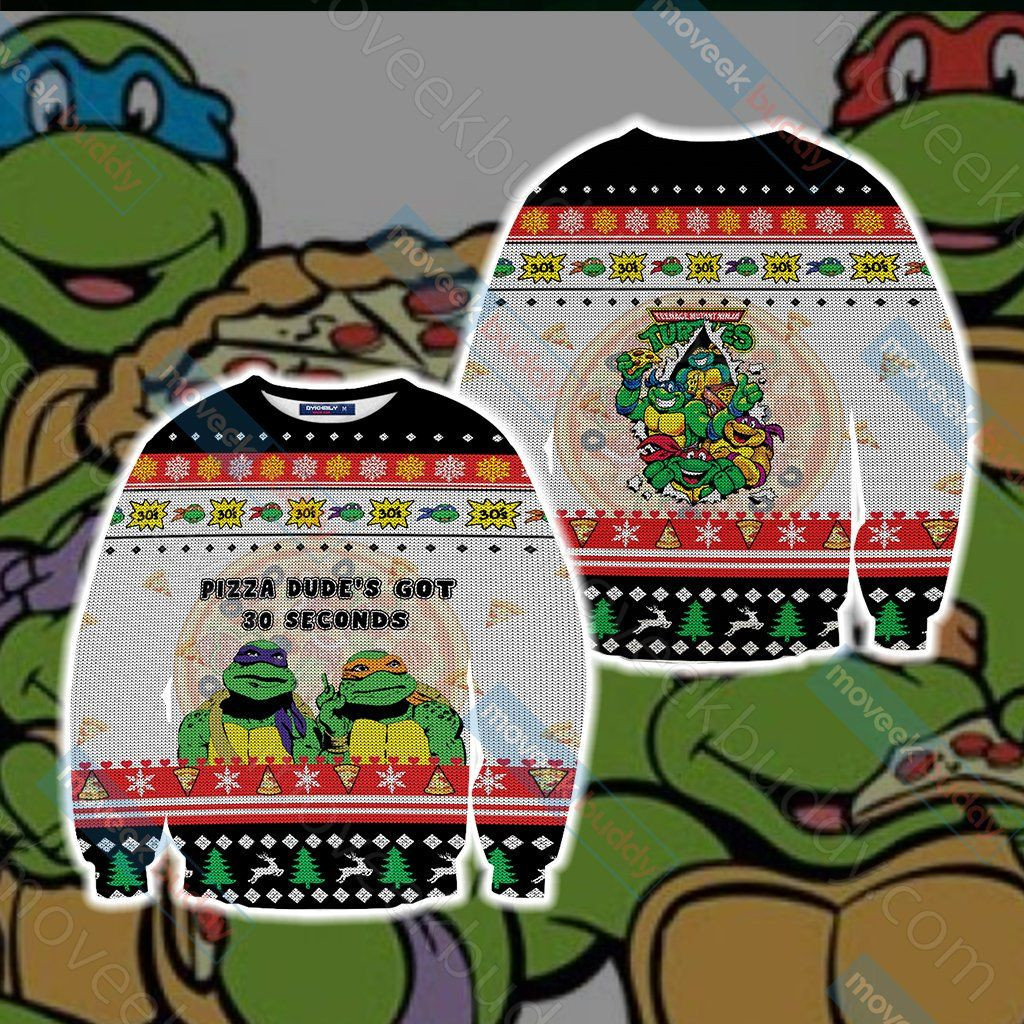 Teenage Mutant Ninja Turtles For Unisex Ugly Christmas Sweater Adult 3D Funny Matching for family